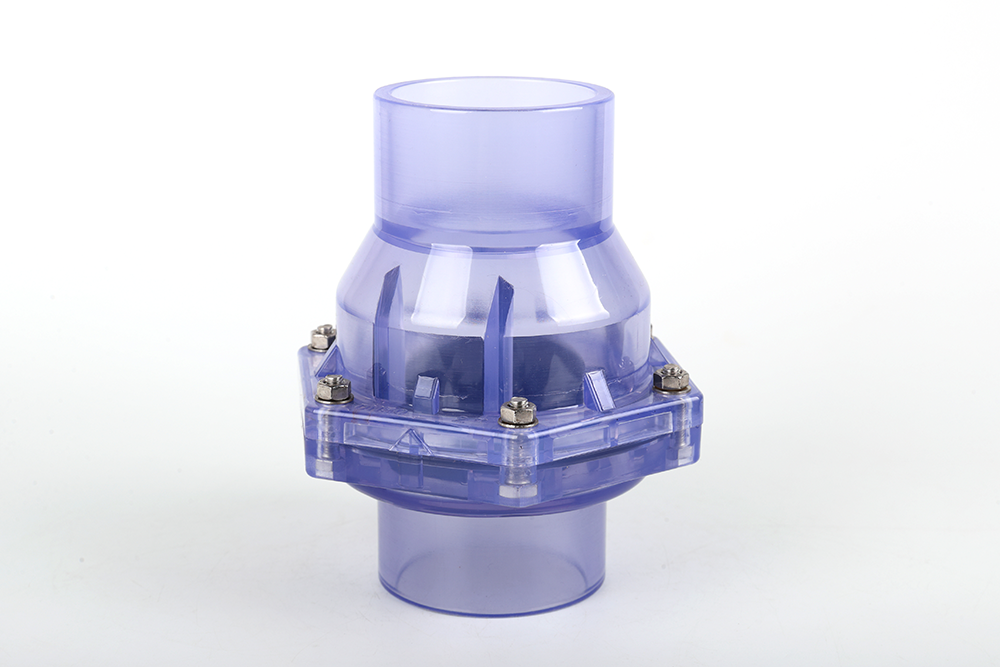 平桥透明翻板式止回阀